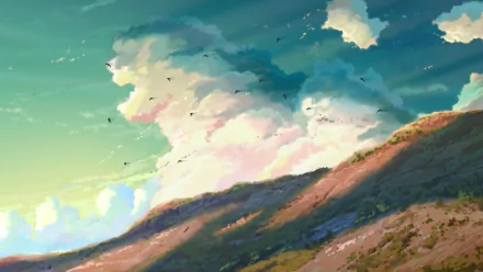 Anime Children Who Chase Lost Voices HD Desktop Wallpaper | Background Image