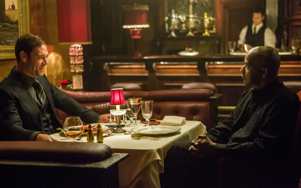 Marton Csokas Denzel Washington movie The Equalizer HD Desktop Wallpaper | Background Image