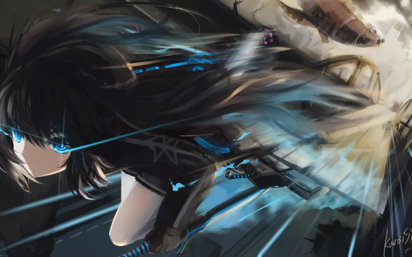 Anime Black Rock Shooter HD Desktop Wallpaper | Background Image