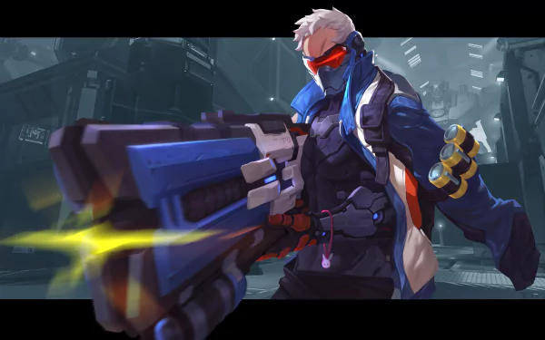 Soldier: 76 (Overwatch) video game Overwatch HD Desktop Wallpaper | Background Image