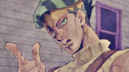 Rohan Kishibe Anime Jojo's Bizarre Adventure HD Desktop Wallpaper | Background Image