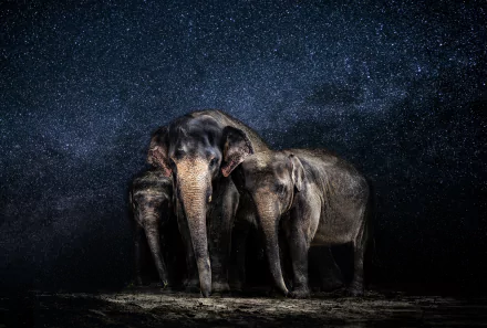 Animal Asian Elephant HD Desktop Wallpaper | Background Image