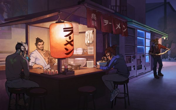 Video Game Overwatch Genji Hanzo McCree Mei HD Wallpaper | Background Image