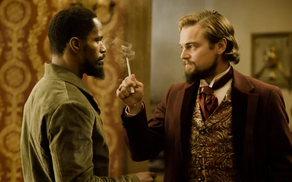 Jamie Foxx Leonardo Dicaprio movie Django Unchained HD Desktop Wallpaper | Background Image