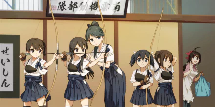 Souryuu (Kancolle) Hiryuu (Kancolle) Akagi (Kancolle) Kaga (Kancolle) Anime Kantai Collection HD Desktop Wallpaper | Background Image