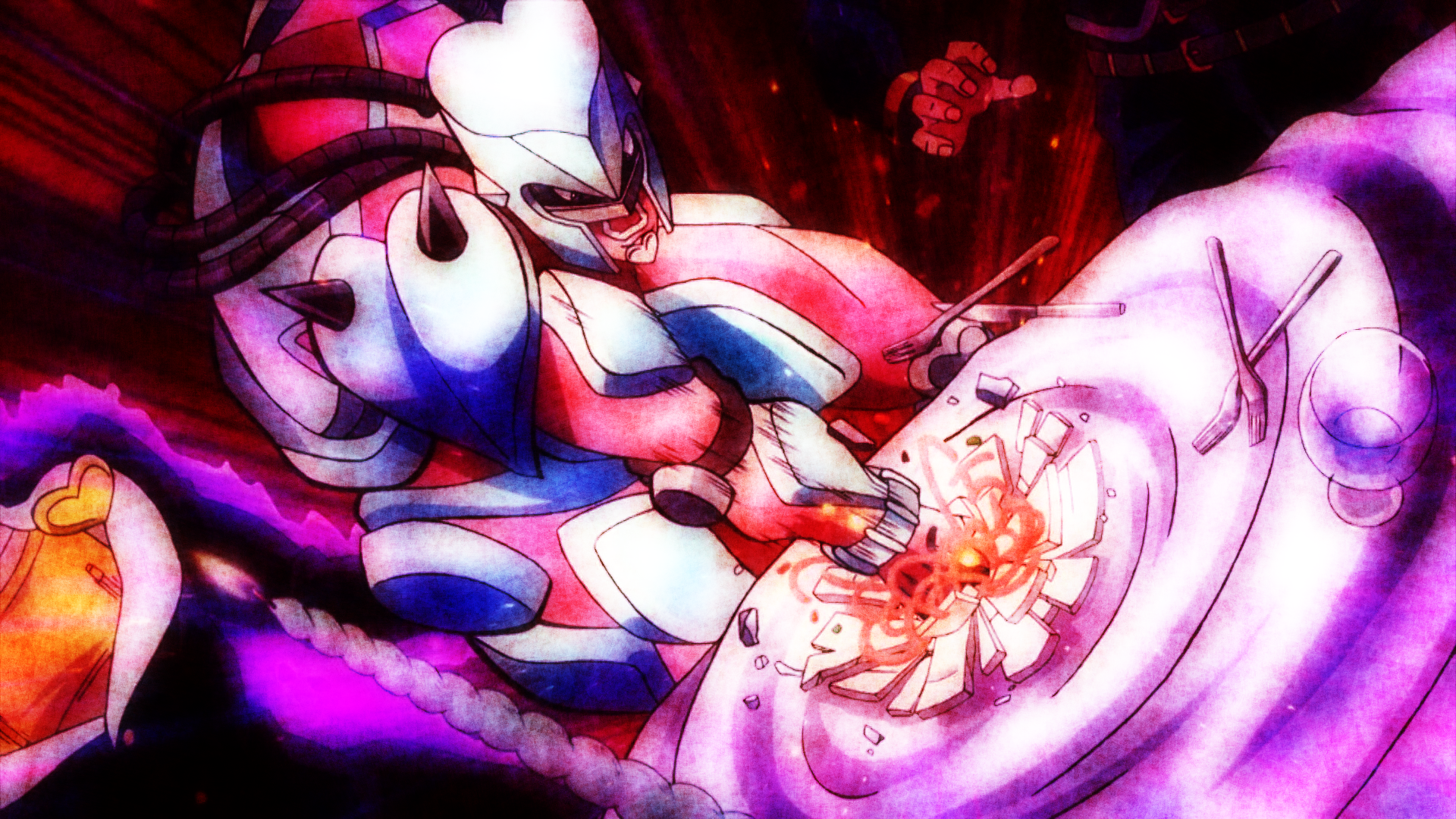 Download Okuyasu Nijimura Josuke Higashikata Crazy Diamond (Jojo's Bizarre Adventure) Anime Jojo's Bizarre Adventure HD Wallpaper by Terumi Nishii