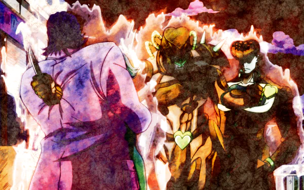 Crazy Diamond (Jojo's Bizarre Adventure) Josuke Higashikata Anime Jojo's Bizarre Adventure HD Desktop Wallpaper | Background Image
