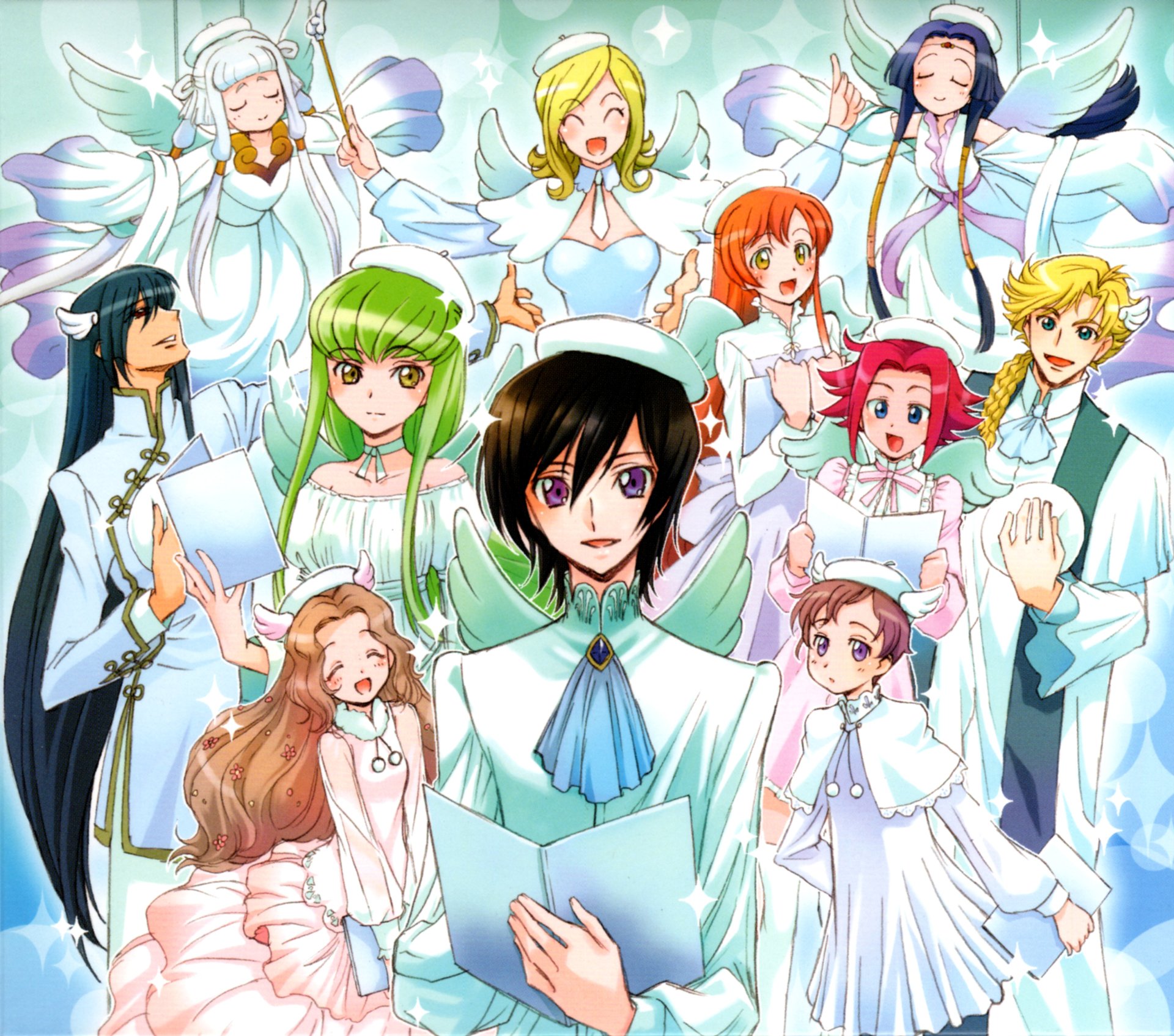 Code Geass — Angelic Choir, 2K Quad HD Anime Wallpaper | 3320x2930 ...