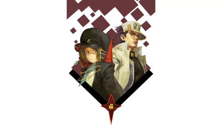 Jojo's Bizarre Adventure Kill La Kill Jotaro Kujo Mako Mankanshoku Anime crossover HD Desktop Wallpaper | Background Image