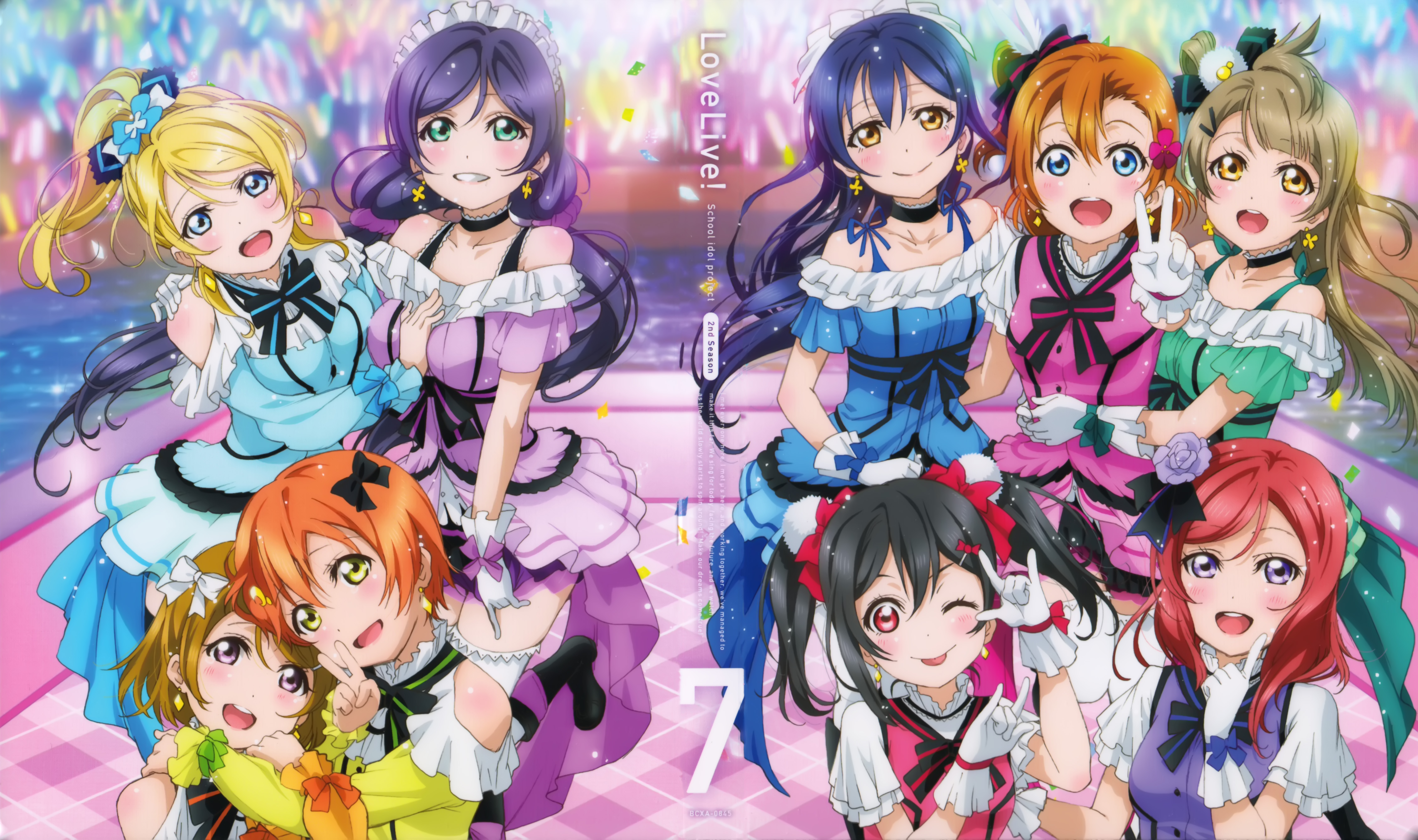 Love Live! Characters 4K Ultra HD Wallpaper