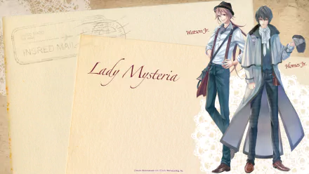 William Hamish Watson Herlock Holmes Anime Eikoku Tantei Mysteria HD Desktop Wallpaper | Background Image