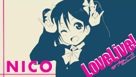 Nico Yazawa Anime Love Live! HD Desktop Wallpaper | Background Image