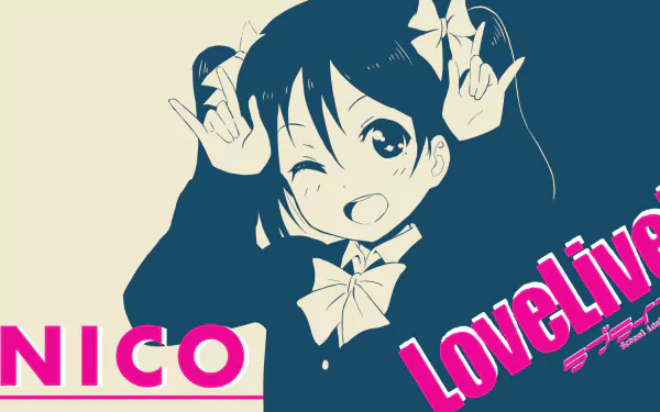 Nico Yazawa Anime Love Live! HD Desktop Wallpaper | Background Image