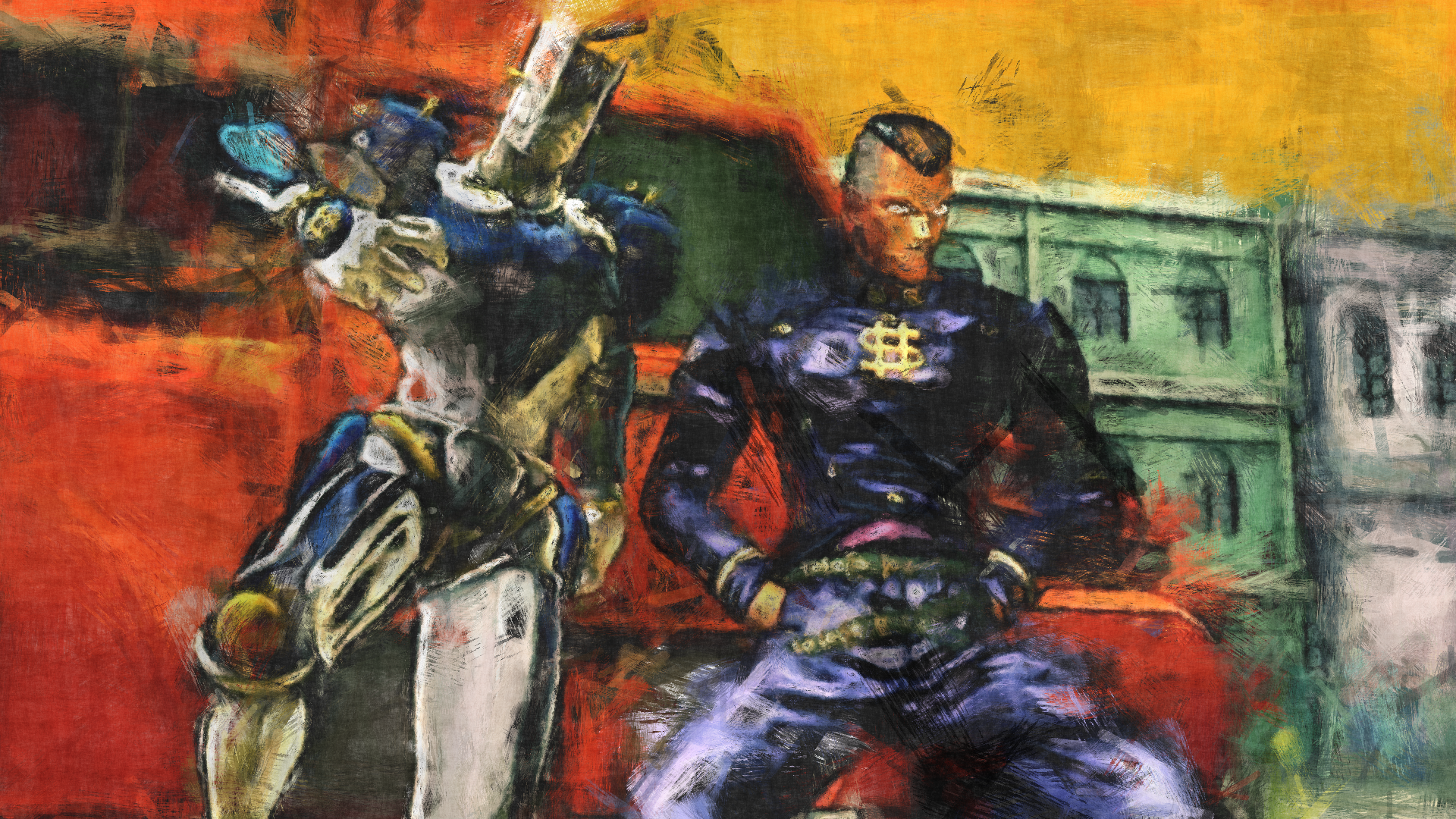 Download The Hand (Jojo's Bizarre Adventure) Okuyasu Nijimura Anime Jojo's Bizarre Adventure HD Wallpaper