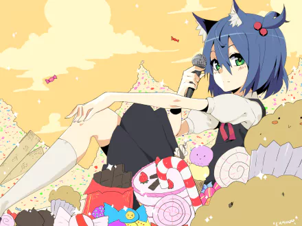 Ryone Yami Anime Utau HD Desktop Wallpaper | Background Image