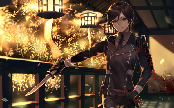 Yagen Toushirou Anime Touken Ranbu HD Desktop Wallpaper | Background Image
