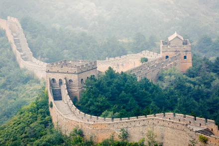 China man made Great Wall of China HD Desktop Wallpaper | Background Image