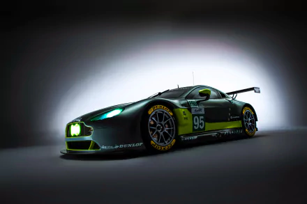 race car Aston Martin V8 Vantage GTE vehicle Aston Martin V8 Vantage HD Desktop Wallpaper | Background Image