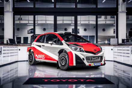 race car WRC Toyota Yaris WRC Prototype vehicle Toyota Yaris HD Desktop Wallpaper | Background Image
