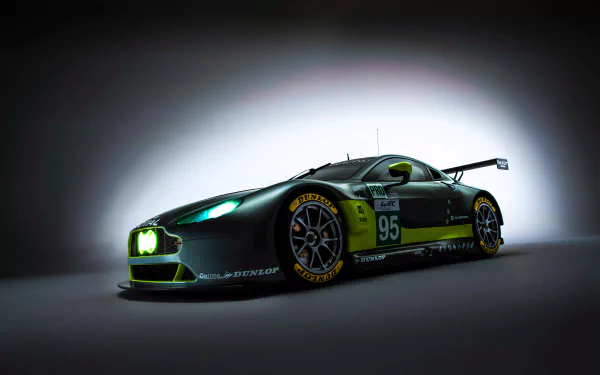 race car Aston Martin V8 Vantage GTE vehicle Aston Martin V8 Vantage HD Desktop Wallpaper | Background Image