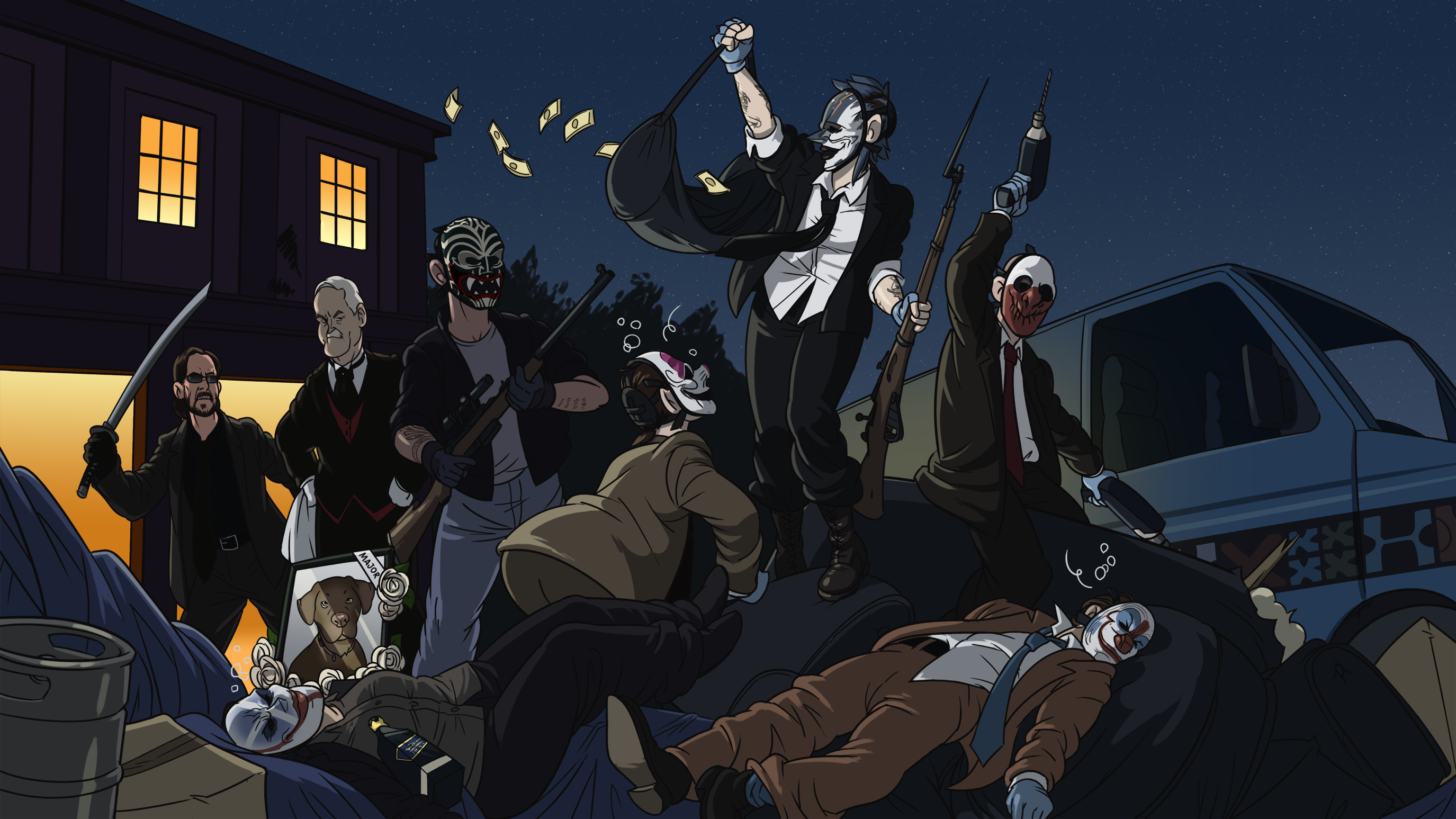 93 Payday 2 Hd Wallpapers Background Images Wallpaper Abyss