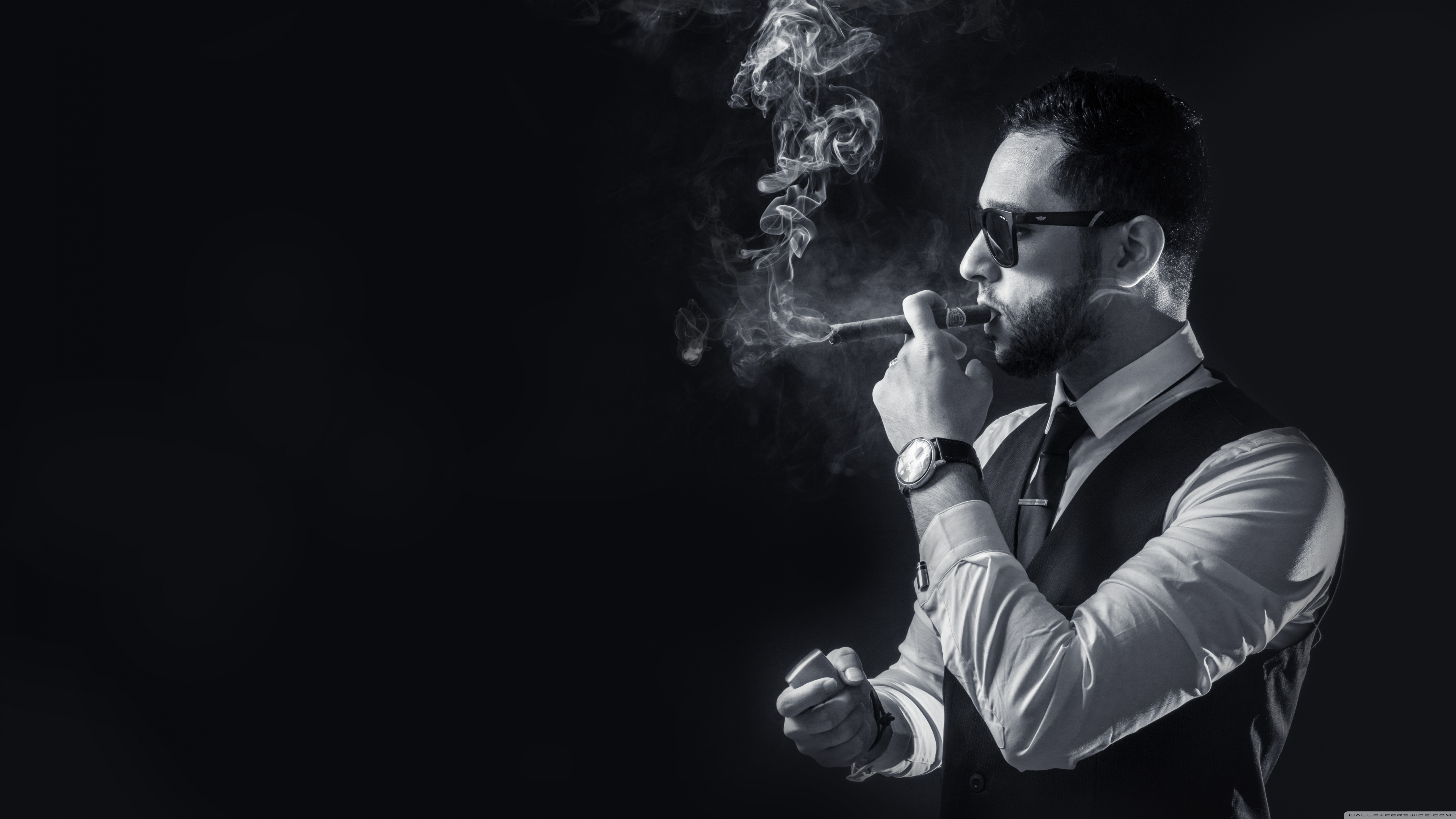 smoke men 5k Retina Ultra HD Wallpaper | Background Image | 5120x2880