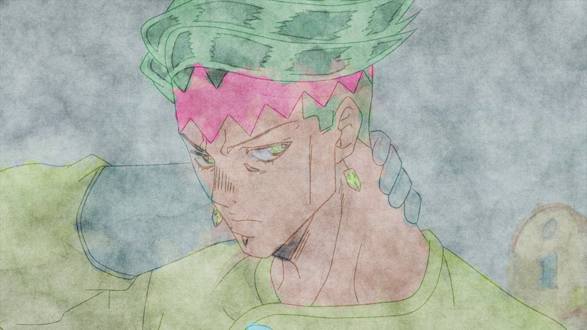 Download Rohan Kishibe Anime Jojo's Bizarre Adventure HD Wallpaper by Terumi Nishii