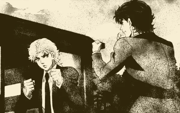 Jonathan Joestar Dio Brando Anime Jojo's Bizarre Adventure HD Desktop Wallpaper | Background Image