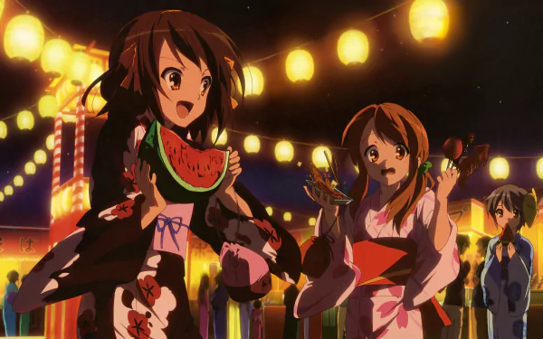 Anime The Melancholy of Haruhi Suzumiya HD Desktop Wallpaper | Background Image
