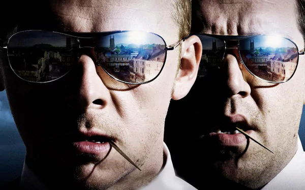 Simon Pegg Nick Frost movie Hot Fuzz HD Desktop Wallpaper | Background Image