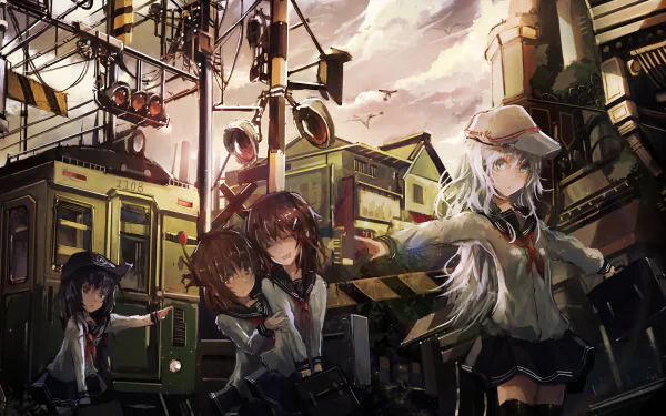 Anime Kantai Collection HD Desktop Wallpaper | Background Image