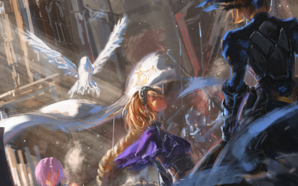 Anime Fate/Grand Order Fate Series Saber Shielder Ruler Jeanne d'Arc HD Wallpaper | Background Image