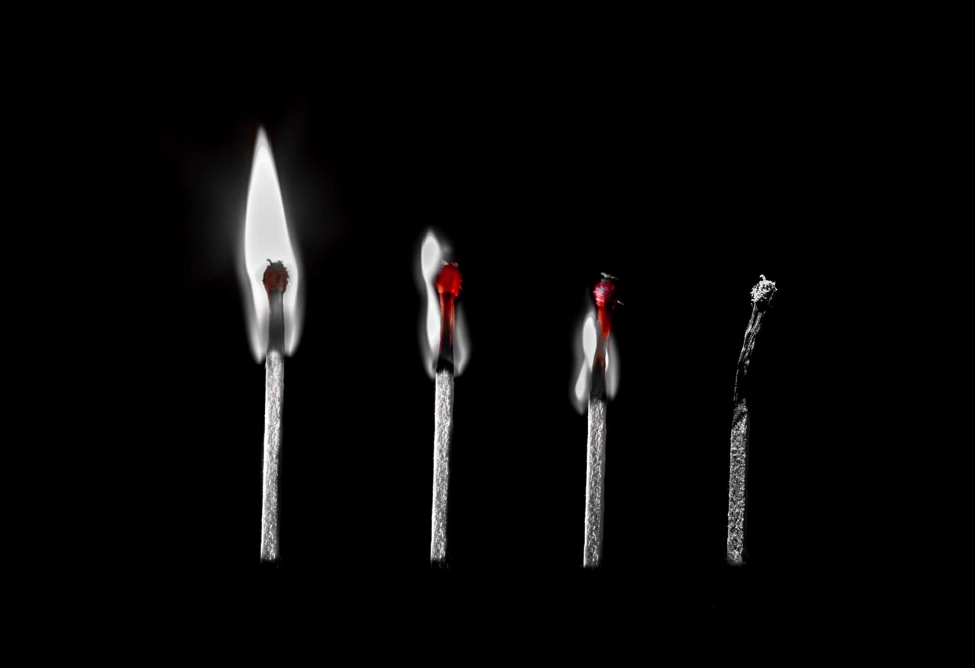 Download Flame Photography Match HD Wallpaper