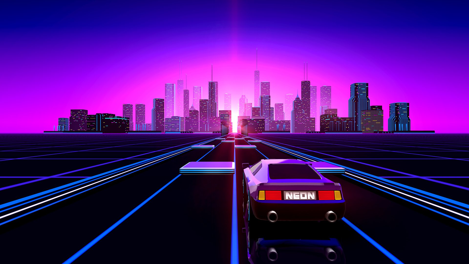 Free download A Pretty Nice Neon wallpaper Vaporwave wallpaper City  wallpaper 2880x1800 for your Desktop Mobile  Tablet  Explore 26 1980  Retro City 4k Wallpapers  New York City Wallpaper 4K