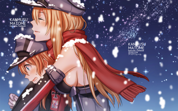 Anime Kantai Collection Bismarck Prinz Eugen HD Wallpaper | Background Image