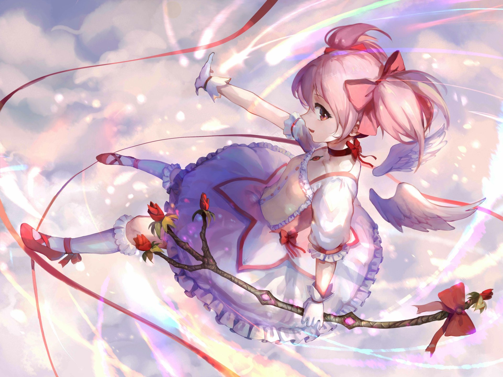 Download Madoka Kaname Anime Puella Magi Madoka Magica 4k Ultra HD Wallpaper