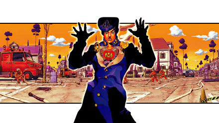  JoJo's Bizarre Adventure: Diamond is Unbreakable - Josuke Posing by Hirohiko Araki