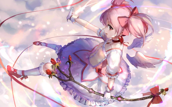 Madoka Kaname Anime Puella Magi Madoka Magica HD Desktop Wallpaper | Background Image