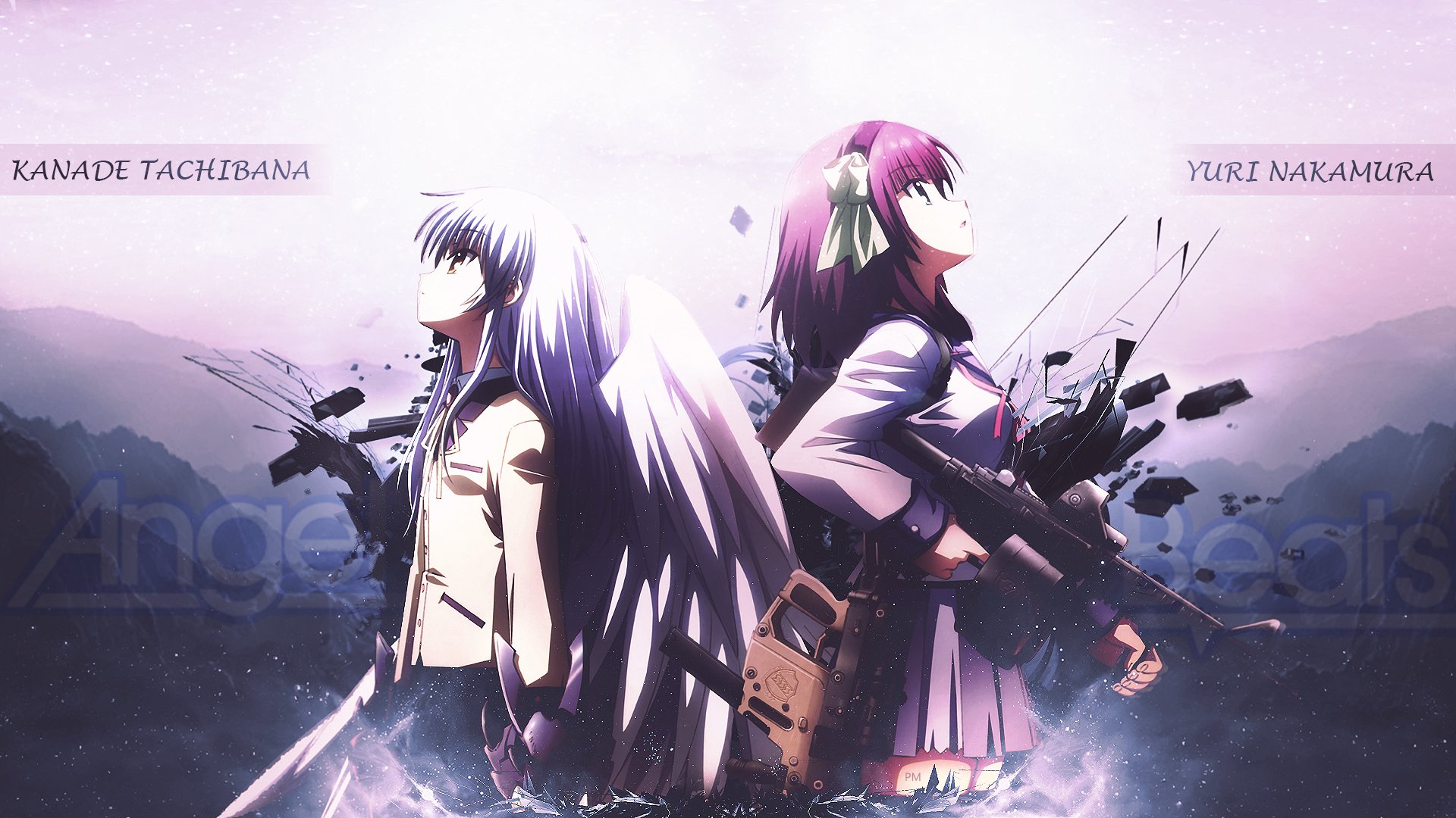 Angel Beats Hd Wallpaper Achtergrond 19x1080