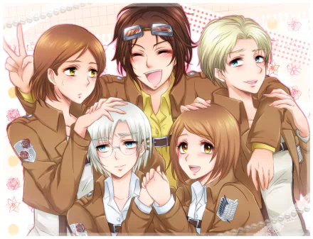 Nanaba (Attack On Titan) Rico Brzenska Petra Ral Hange Zoë Anka Rheinberger Anime Attack on Titan HD Desktop Wallpaper | Background Image
