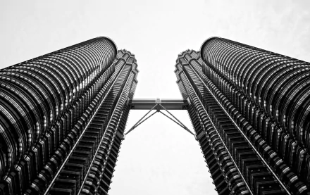 skyscraper building Malaysia Kuala Lumpur man made Petronas Towers HD Desktop Wallpaper | Background Image
