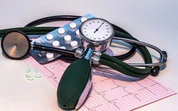  Blood pressure monitor and Stethoscope