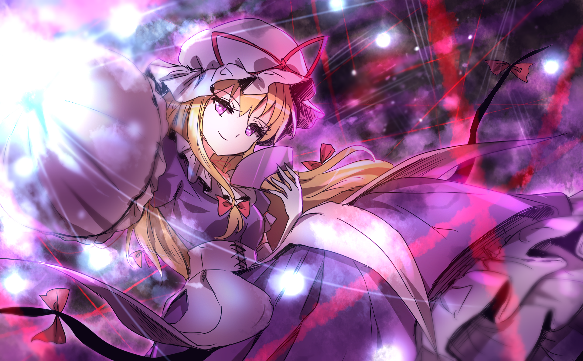 Download Yukari Yakumo Anime Touhou HD Wallpaper