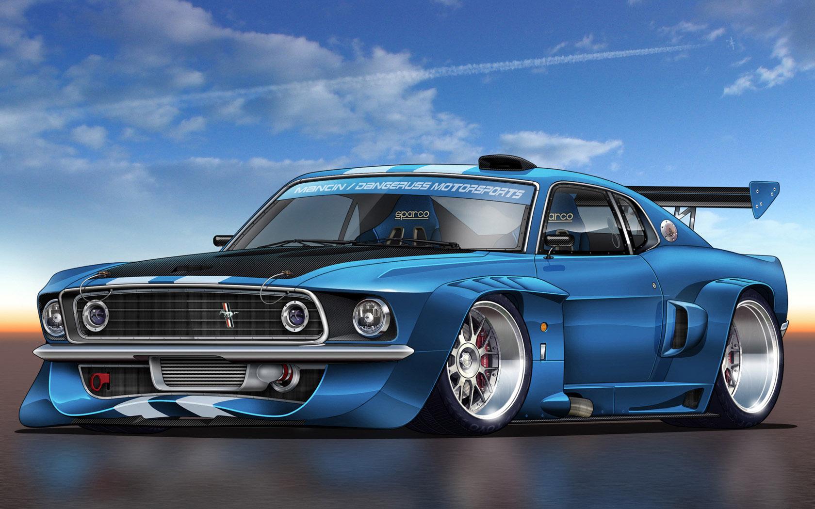 3d Wallpaper Ford Cars