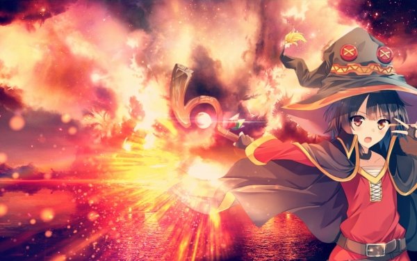 Anime KonoSuba - God’s blessing on this wonderful world!! Megumin HD Wallpaper | Background Image