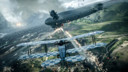 blitz warplane aircraft battle video game Battlefield 1 HD Desktop Wallpaper | Background Image