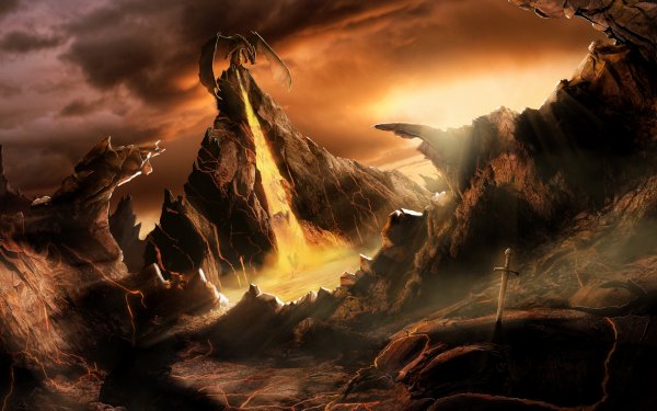 jufri dragon video game dragon's lair HD Desktop Wallpaper | Background Image