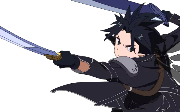 Kazuto Kirigaya Kirito (Sword Art Online) Anime Sword Art Online HD Desktop Wallpaper | Background Image
