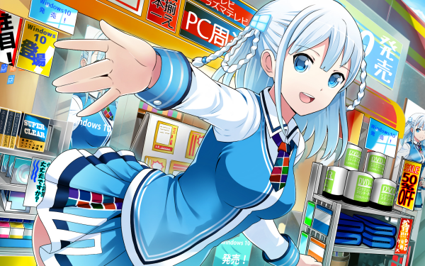 Anime Os-tan Windows 10 Madobe Touko HD Wallpaper | Background Image
