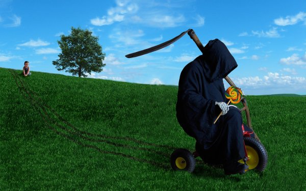 Funny Grim Reaper HD Wallpaper | Background Image